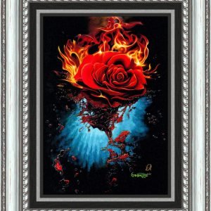 Michael Godard "Burning Love" (2024) Hand-Embellished Limited Edition