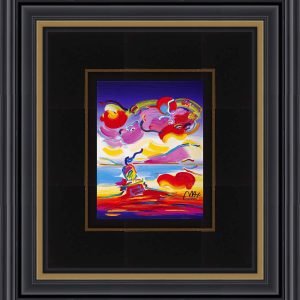 Peter Max "Sailboat in Spectrum" (2017) Signed Serigraph