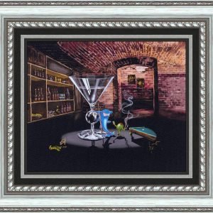 Michael Godard "Basement Pool Shark" (2023) Hand-Embellished Limited Edition