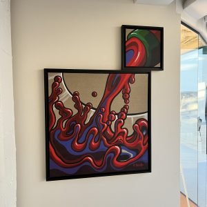 Erwin Dazelle "Red Wine Wave"