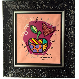Romero Britto "Big Apple" (2018) Original Painting