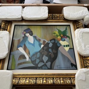 Itzchak Tarkay "A break from Tea"