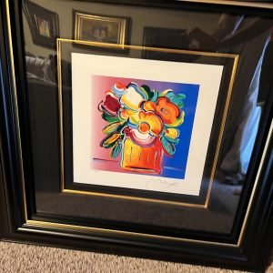 Peter Max "Abstract Flowers II"