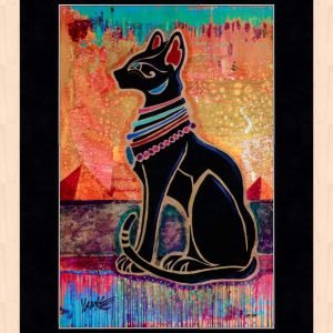 Tim Yanke "Cleo" (2023) Hand-Embellished Caldograph