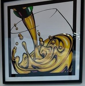 Erwin Dazelle "White Wine Splash" (2021) Limited Edition