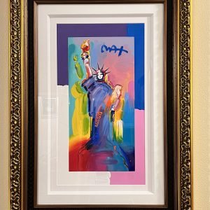 Peter Max "Statue of Liberty" (2018) Original Painting