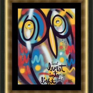 David LeBatard (Lebo) "Burst into light" (2022) Hand-Embellished Caldograph