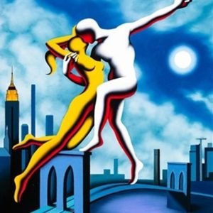 Mark Kostabi "Hitting the big time" (2020) Limited Edition Giclee