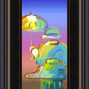 Peter Max "Umbrella Man" (2018) Signed Serigraph