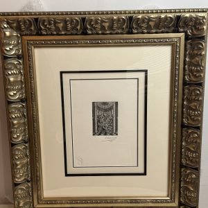 Anatole Krasnyansky "Trumpet Conversation" Etching