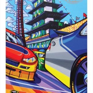 Erwin Dazelle "Brickyard 400" , 2010 Published Original