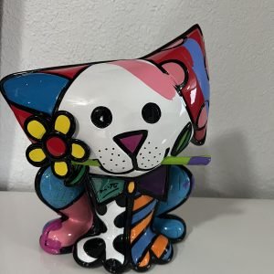 Romero Britto "Yellow Flower" (Unique)