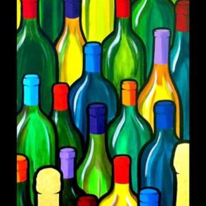Erwin Dazelle "Crowd of Bottles" (2021) Original