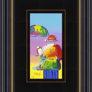 Peter Max "Umbrella Man" Signed Serigraph