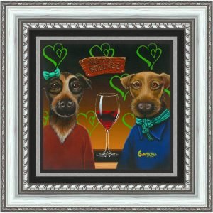 Michael Godard "Wine Buddies" (2023) Original Painting