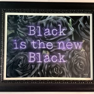 Trevor "Stickman" Stickel "Black is the New Black" (2025) Original Painting