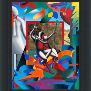 Mark Kostabi "The Dream Starts Here" (2021) Sculptograph