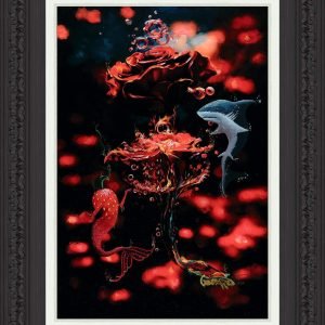 Michael Godard "Shark Garden" (2024) Hand-Embellished Limited Edition