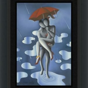 Mark Kostabi "Being There" (2022) Limited Edition Giclee