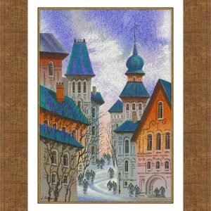 Anatole Krasnyansky "Prague at Sunset" (2010) Limited Edition