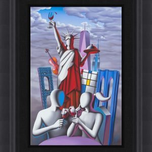 Mark Kostabi "New york state of mind" (2021) Limited Edition Giclee