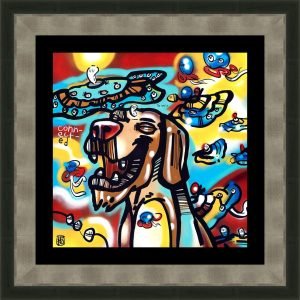 David LeBatard (Lebo) "Connected to the Source" (2019) Hand-Embellished Caldograph